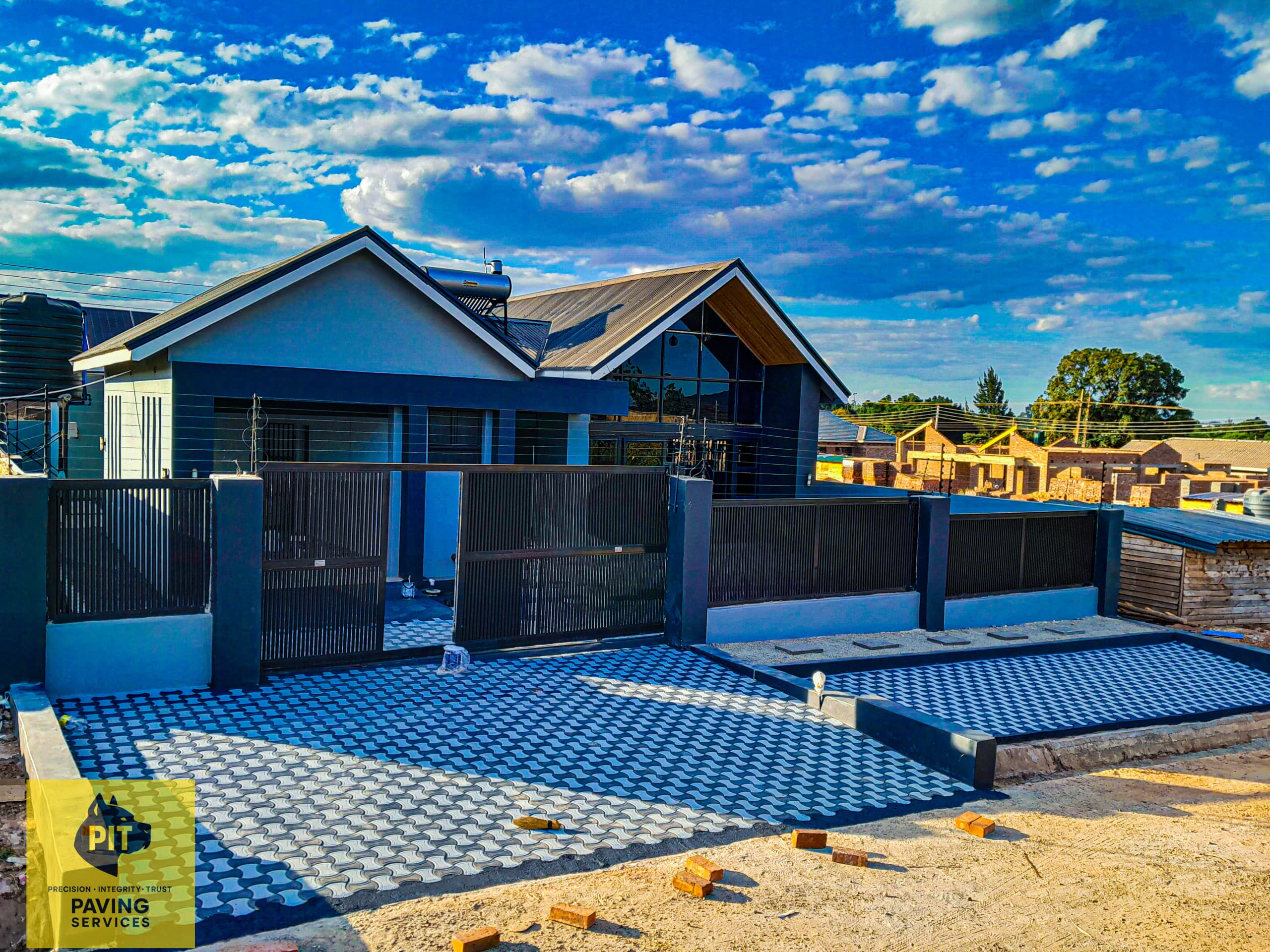 Lawn installation in Zimbabwe