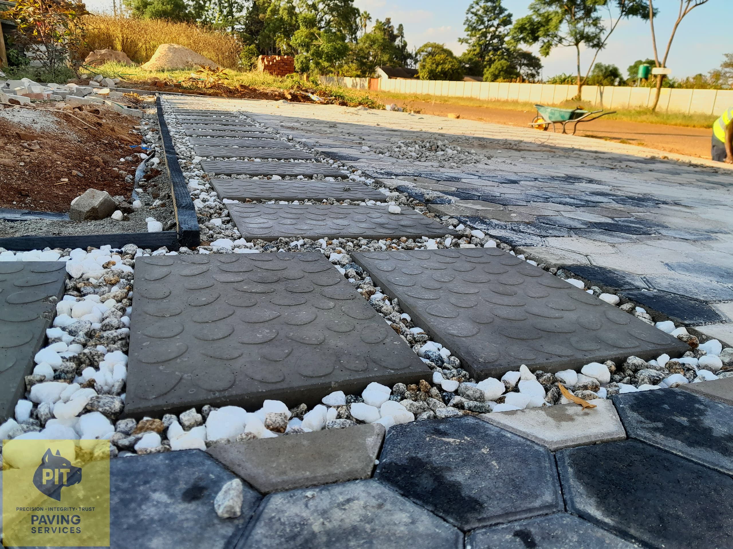 Walkway and pathway paving in Zimbabwe